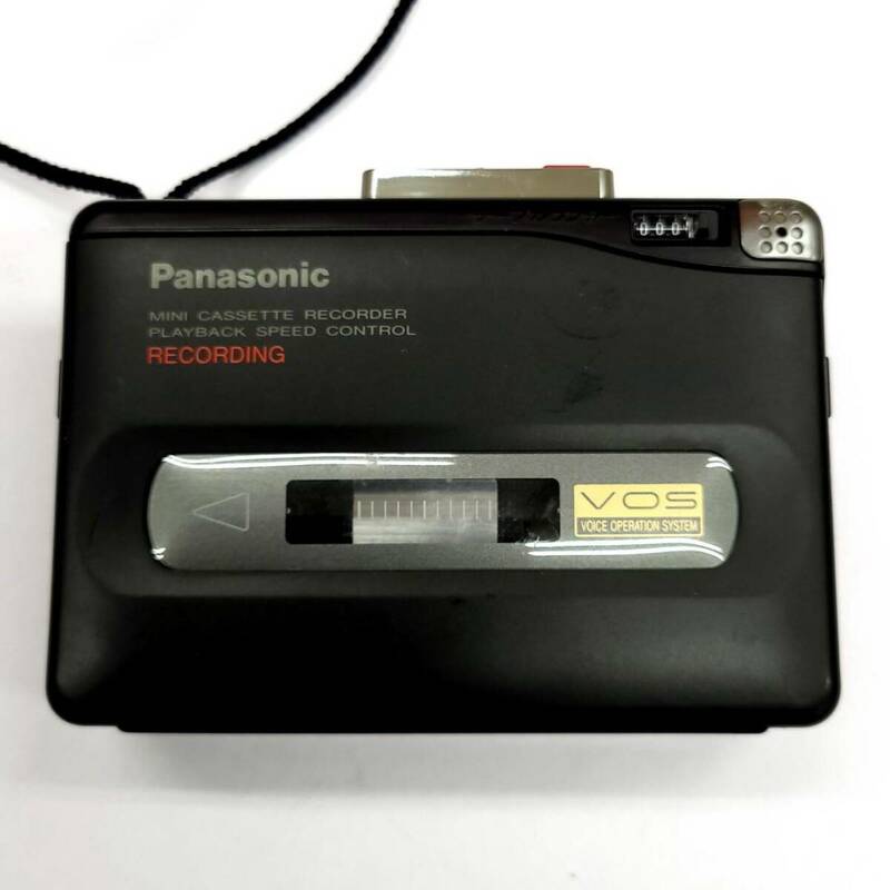 ★【在庫処分価格】Panasonic RQ-L230 ミニカセットレコーダー 通電のみ確認済み ポータブルカセットプレーヤー レトロ☆T03-184Ｄ
