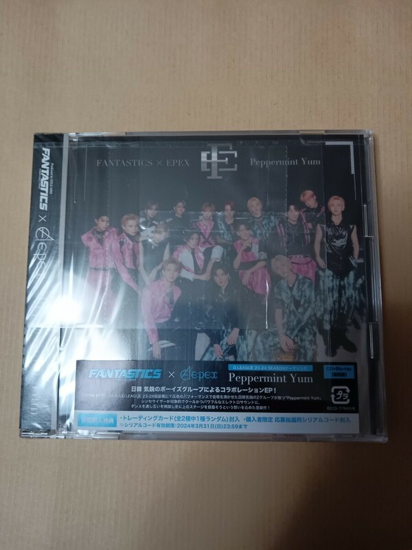 ●通常盤 (初回仕様) シリアルコード+トレカ封入 FANTASTICS × EPEX CD+Blu-ray/Peppermint Yum 24/3/20発売＄＃