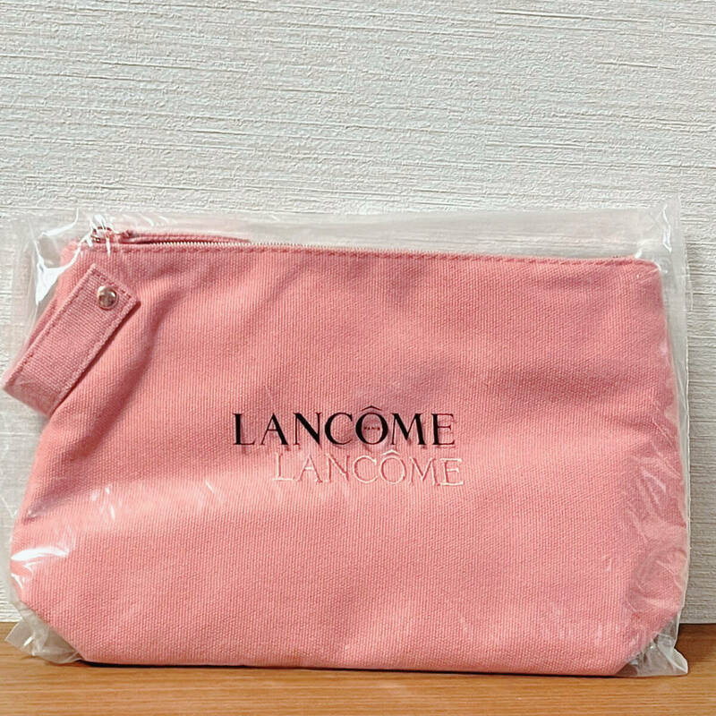 LANCOME ランコム オリジナルポーチ ノベルティ 非売品 サーモンピンク