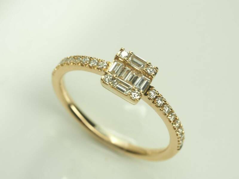 ◆ベルシオラ リング　指輪　ダイヤ 18金イエローゴールド K18YG 7号