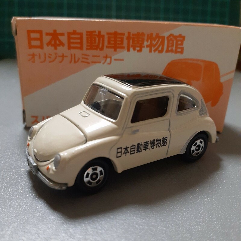 ☆ 絶版新品未使用 ☆ 日本自動車博物館特注トミカ ☆ 富士重工 スバル 360 ☆ アイボリー ☆