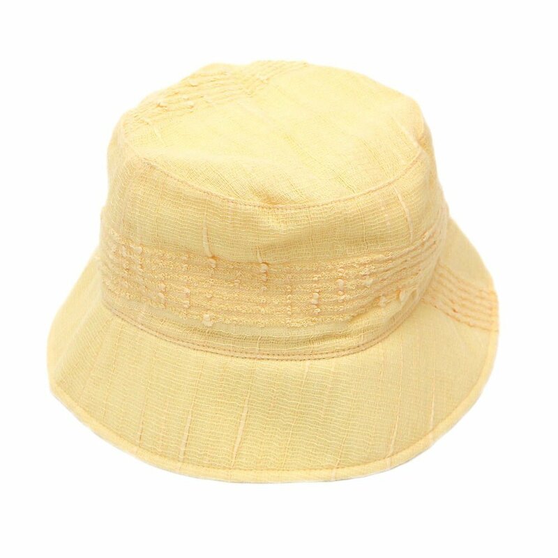今治タオルの帽子 リバーシブル 表地コットン100％ クリーム×生成 洗濯し易い UVカット 日本製 コンパクトに畳める オールシーズン