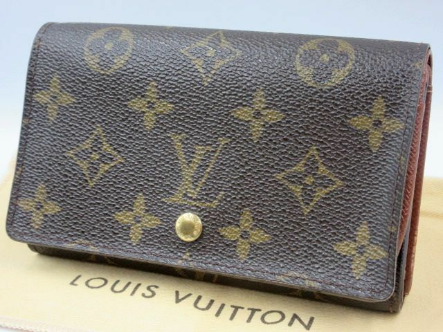 ■ Louis Vuitton ルイヴィトン M61730 財布 二つ折り ポルトモネ モノグラム L字ファスナー CA0064 ビエ トレゾール レディース