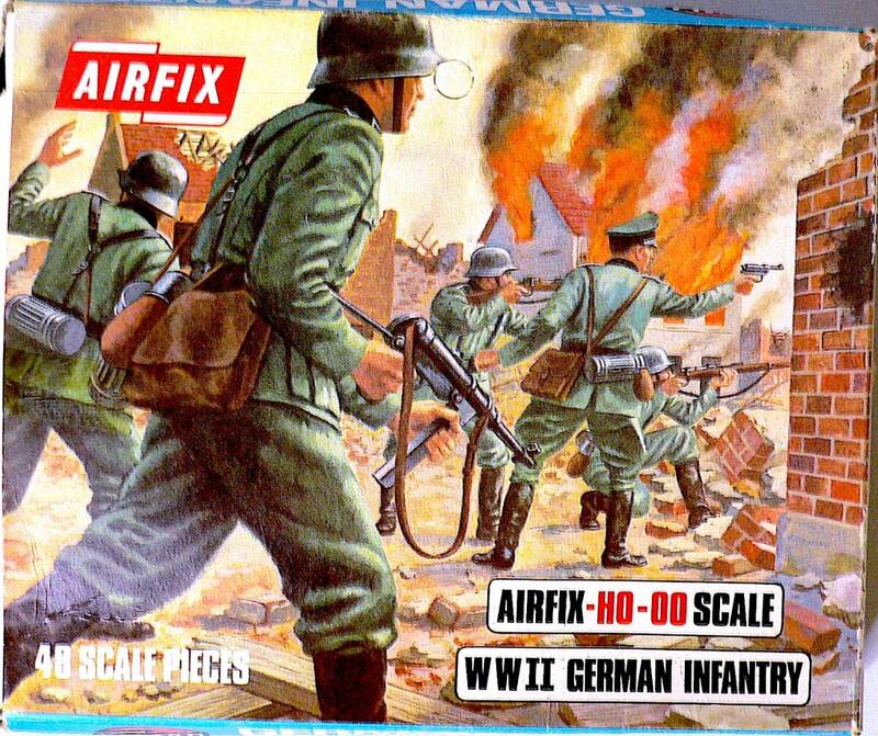 Airfix/エアフィックス 1/72 HO/OO WWⅡ ドイツ軍歩兵セット プラモデル 未組立 送料無料