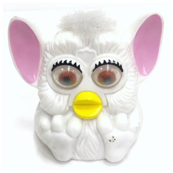 ファービー おもちゃ ホワイト マクドナルド McDonald 1998年製 Furby TOY コレクション アンティーク レトロ オールド ビンテージ D-1527