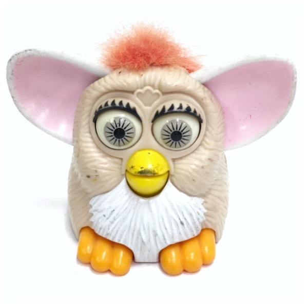 ファービー おもちゃ ベージュ マクドナルド McDonald 1998年製 Furby コレクション TOY アンティーク レトロ オールド ビンテージ D-1530