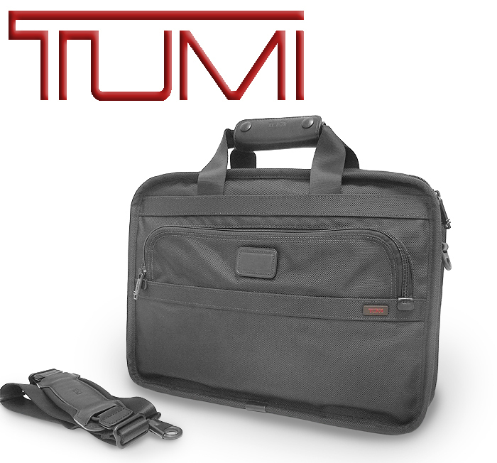 【送料無料 美品】 トゥミ TUMI 2WAY ビジネスバッグ ブリーフケース パソコン鞄 PCバッグ タブレット ラップトップ ナイロン ブラック 黒