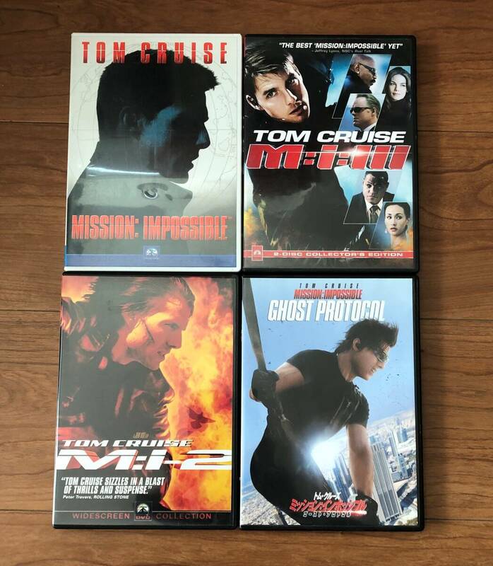 DVD　MISSION:IMPOSSIBLE　4本セット