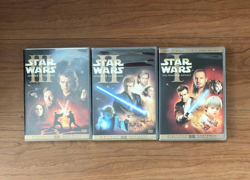 STAR WARS Ⅰ・Ⅱ・Ⅲ DVD　3本セット