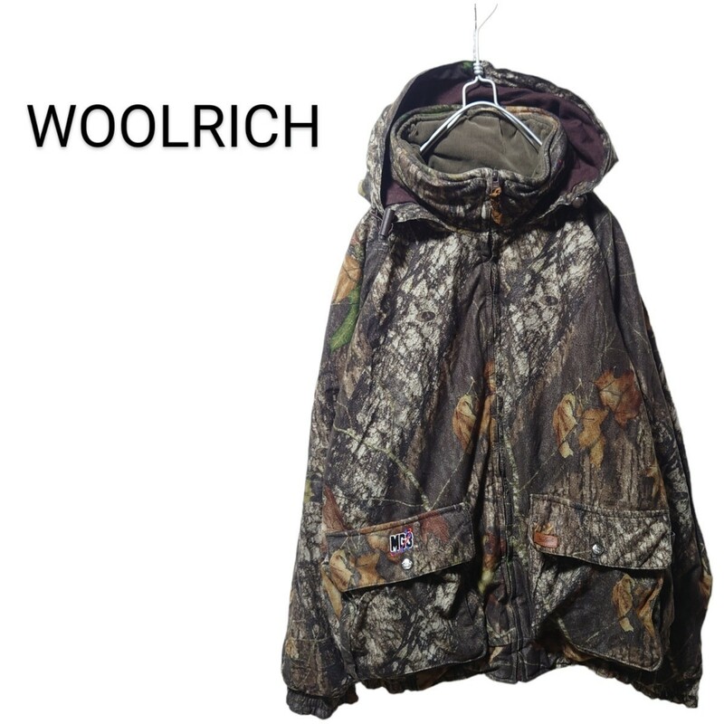 【WOOLRICH】90's リアルツリーカモ リバーシブルブルゾン A1727