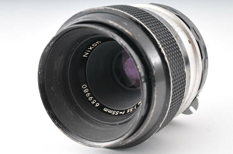 Nikon ニコン Ai MICRO-NIKKOR-P.C AUTO 55mm F3.5 マイクロニッコール レンズ #649