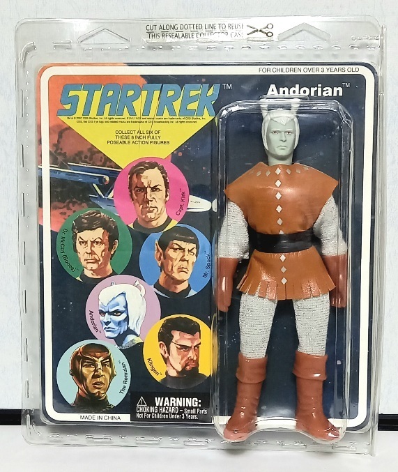 未使用　MEGO/DIAMOND SELLECT TOYS STAR TREK Andorian スタートレック　アンドリア人　ダイアモンドセレクト　メゴ復刻版 現状渡し