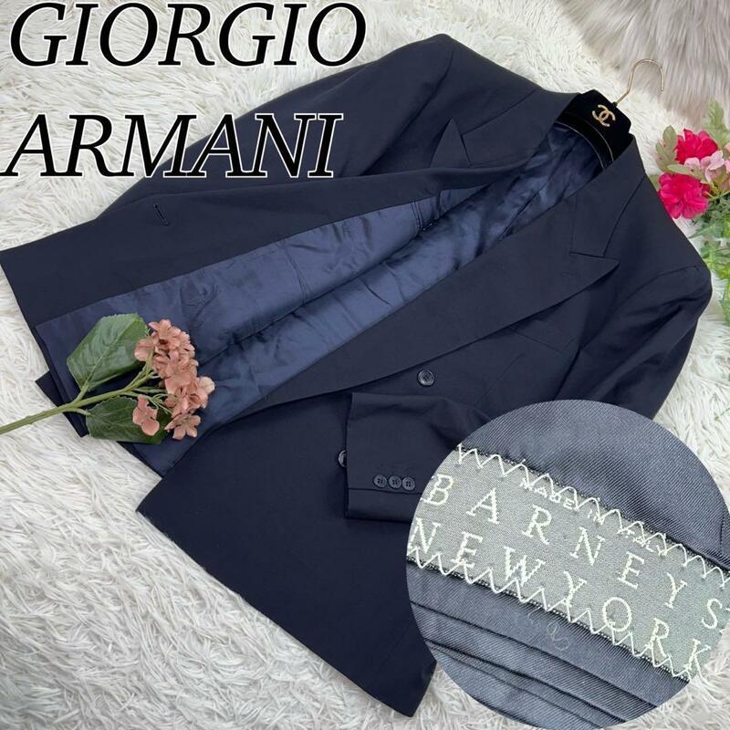 ジョルジオアルマーニ メンズ Mサイズ テーラードジャケット ダブルスーツ