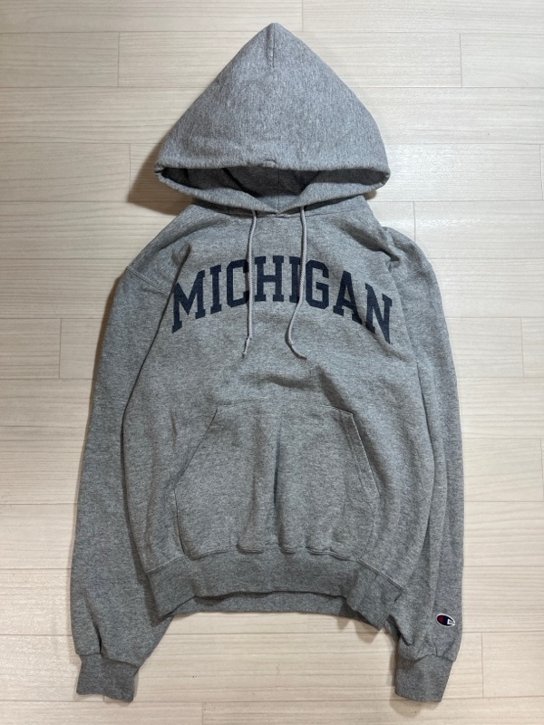 Champion/チャンピオン/00s/Hooded Sweatshirt/フーデッドスウェットシャツ/プルオーバーパーカー/MICHIGAN/ミシガン/染み込みプリント