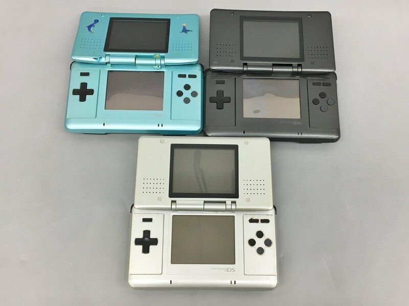 ゲームハード Nintendo DS NTR-001 本体のみ 3台まとめ 初代DS ジャンク 2402LO170