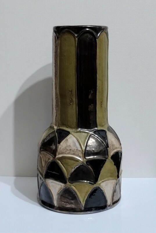 Fat Lava German Art Pottery ファットラバ【Ceramano】ヴィンテージ花瓶　ドイツ製　