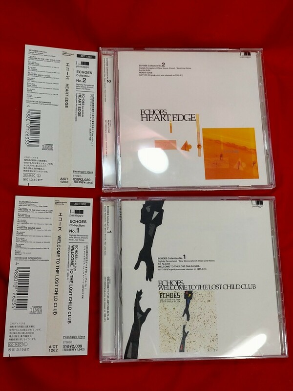 CD　２点セット　ECHOES　Ｃollection No.1 WELCOME TO THE LOST CHILD CLUB HEART EDGE　Collection No.2 帯付/