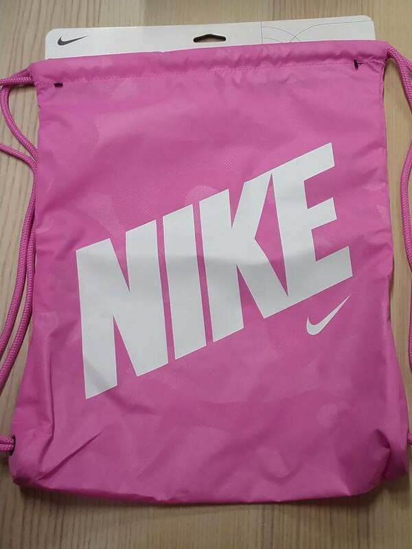 SALE ナイキ Nike ランドリーバッグ ジムサック デイバッグ BA5992 610(ピンク×ホワイト) 12L 35cm×46cm ラスト1です！
