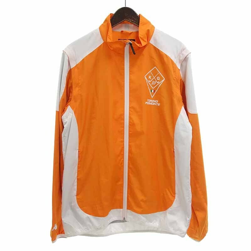 【特別価格】KAPPA GOLF ゴルフ ジップアップ ブルゾン ジャケット オレンジ メンズLL