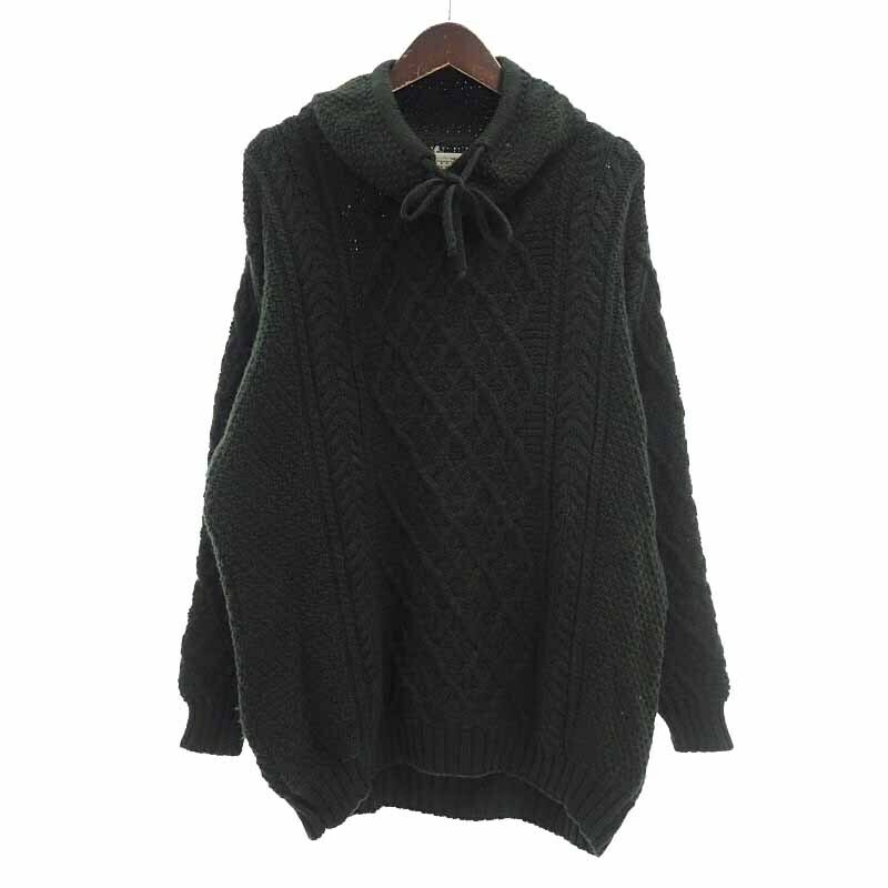 【特別価格】ARAN SWEATER MARKET ハイネック メリノ ウール ニット