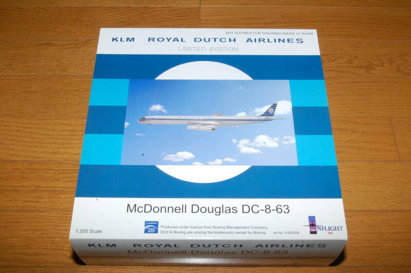 インフライト　1/200　DC-8-63　KLM 