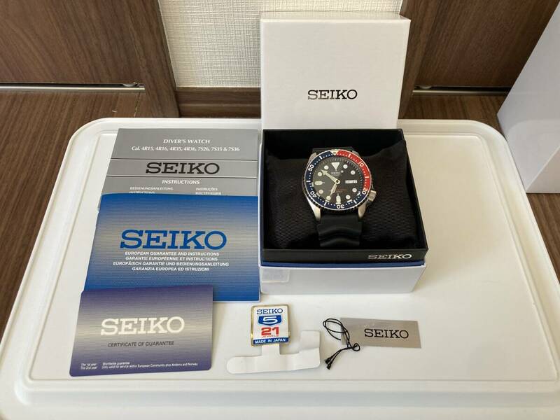 SEIKO SKX009J セイコー オートマチック ダイバー ネイビーボーイ MADE IN JAPAN モデル　美品　自動巻き メンズ腕時計 セイコーウオッチ