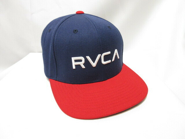 RVCA CAP ルーカ キャップ ルカ 帽子 スナップバック ネイビー レッド ルカ サーフ