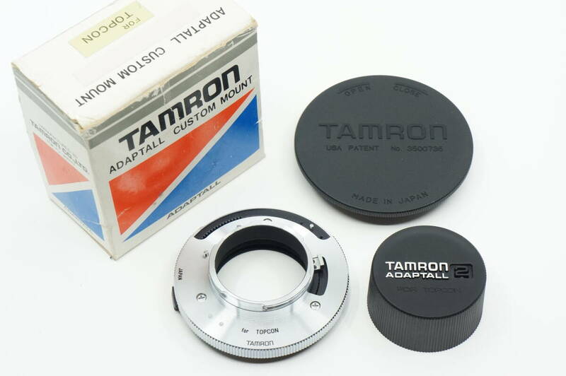 極美品 タムロン アダプトール2 トプコン TOPCON 用 TAMRON ADAPTALL 前後キャップ付き 稀少