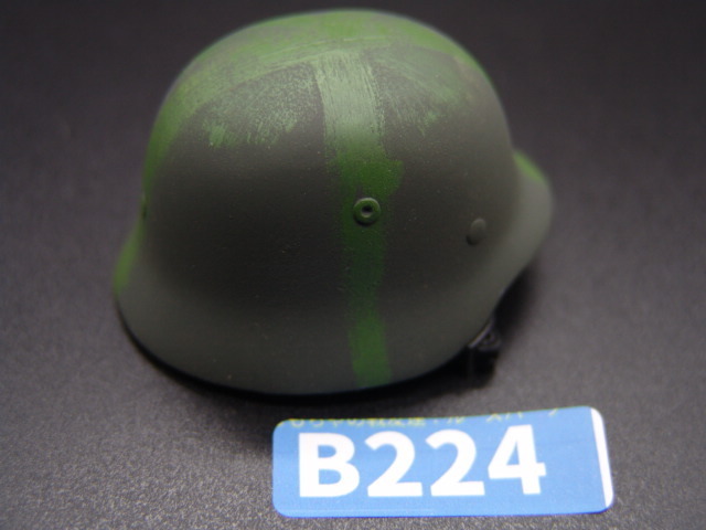 【 青224 】1/6ドールパーツ：BBi製 ドイツ軍 ヘルメット合金製（WWII）【 長期保管・ジャンク扱い品 】