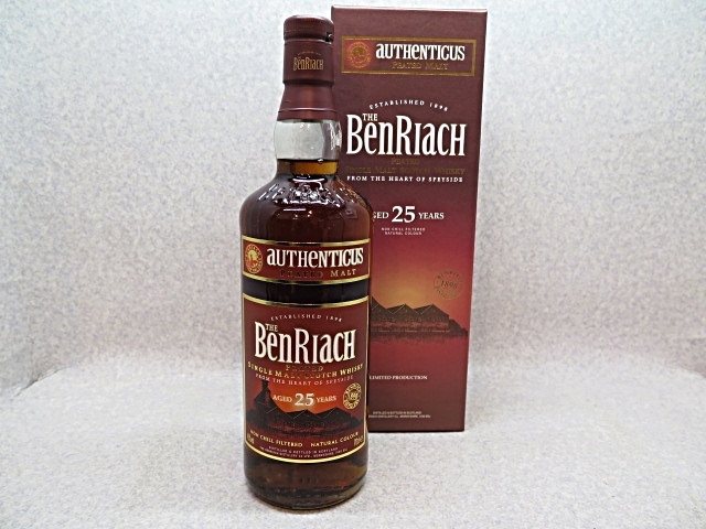 ★☆【古酒】THE BenRIACH AGED25YEARS ベンリアック25年 ウイスキー 700ml 46% 未開栓 ウイスキー ot☆★
