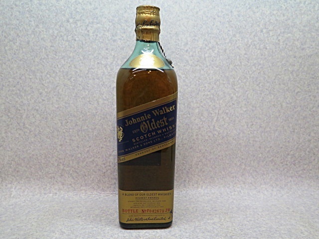 ★☆【古酒】Johnnie Walker Oldest WHISKY ジョニーウォーカー ブルーラベル オールデスト ウイスキー 750ml 43% 未開栓 ot☆★