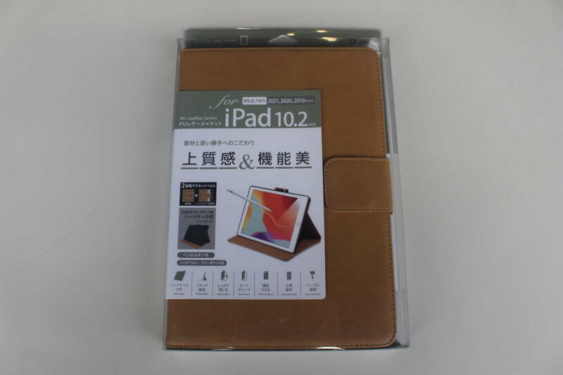 ナカバヤシ Nakabayashi 10.2インチ iPad（第7世代）用 PUレザージャケット TBC-IP1908CA キャメル 未開封　箱痛み品
