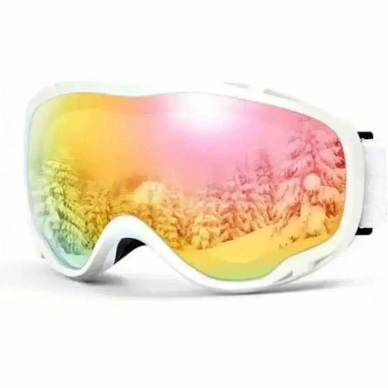スノーゴーグル スキーゴーグル スノボ ヘルメット 眼鏡 対応 曇り止めレンズ 男女兼用 軽量