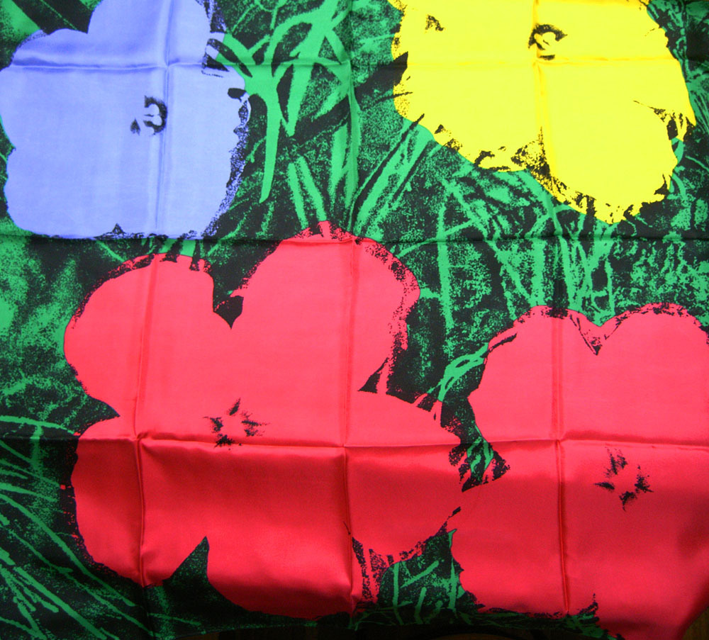 送料無料！アメリカのおみやげ「アンディ・ウォーホル／スカーフ／Andy Warhol／Scarf」