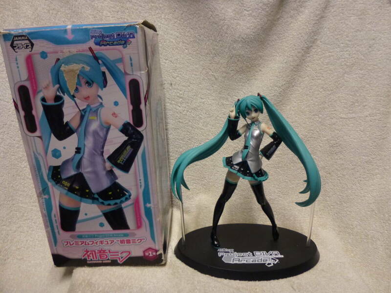 ◆中古 初音ミク Project DIVA Arcade プレミアムフィギュア 全1種 セガ クレーンゲーム プライズ UFOキャッチャー 景品◆