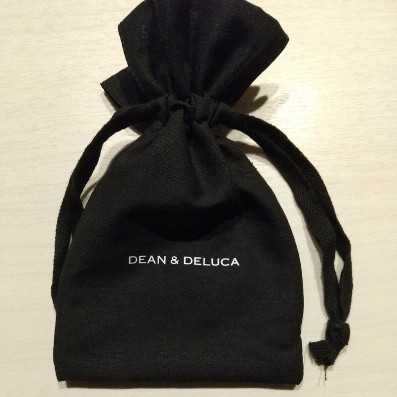 【DEAN&DELUCA*ディーン&デルーカ】ミニ巾着*ブラック