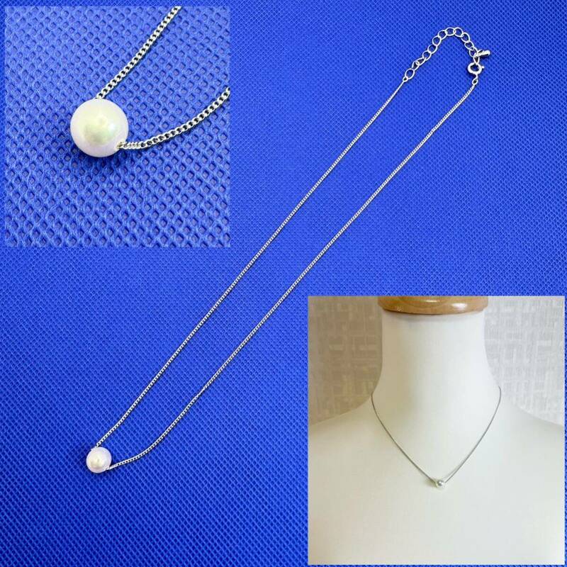 日本産あこや本真珠　ネックレス　品質認定証付　アクセサリー リアルパール