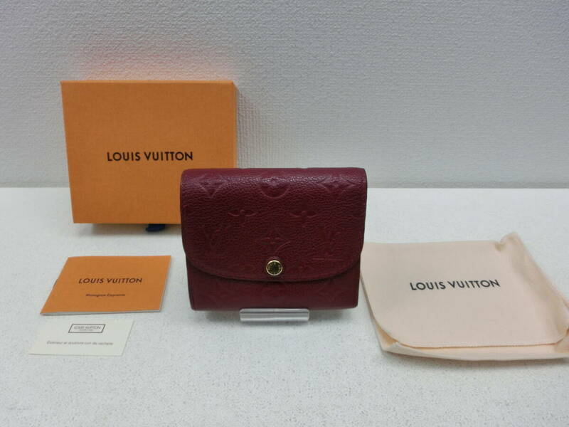 km/423937/2402/ルイヴィトン LOUIS VUITTON 三つ折り財布 アンプラント ポルトフォイユ・アリアンヌ M64147