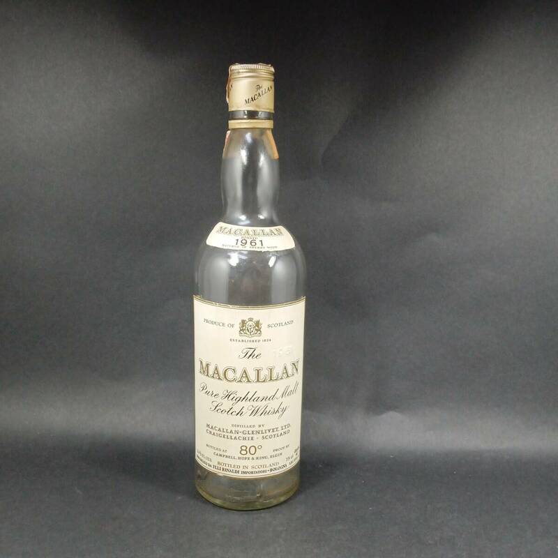 ◆マッカランThe MACALLAN1961マチュアードインシェリーウッド空ボトル空瓶◆KAS32066