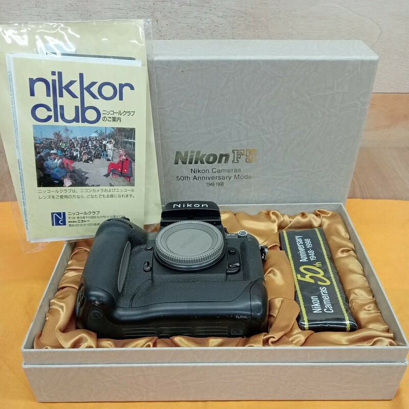 NIKON F5 50th Anniversary Model 箱付き ベルト未使用 カメラ ニコン 50周年 記念モデル 動作未確認