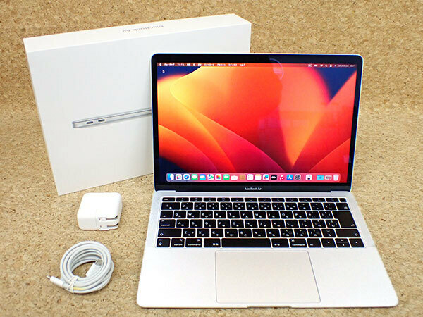 【中古】MacBook Air 13インチ 2019年 カスタム CTO A1932 シルバー[Core i5 1.6GHz/2コア/16GB/SSD:512GB] Z0X40005D(PCB101-1)