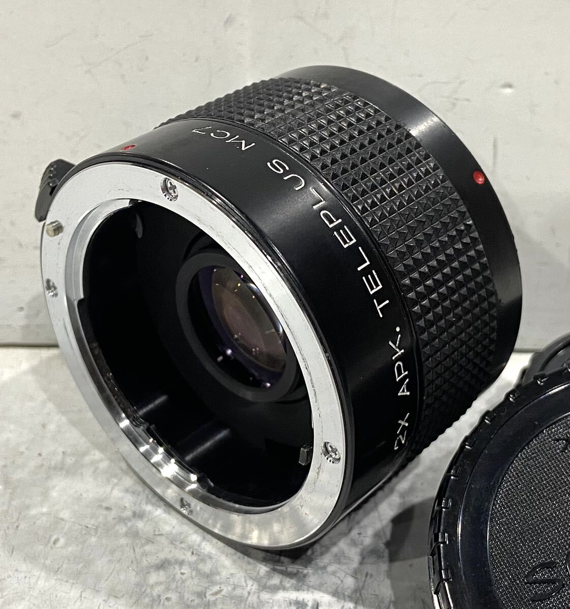 240326B☆ メーカー不明 Kenko? 2× APK TELEPLUS MC7 PENTAX用マニュアルレンズ ♪配送方法＝おてがる配送宅急便(EAZY)♪