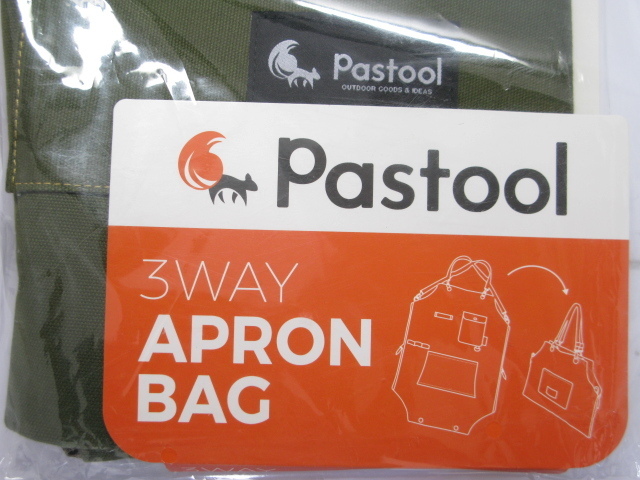 ◆Pastoolエプロンにもなる薪バッグ◆Pastool 3WAY APRON BAG◆新品1