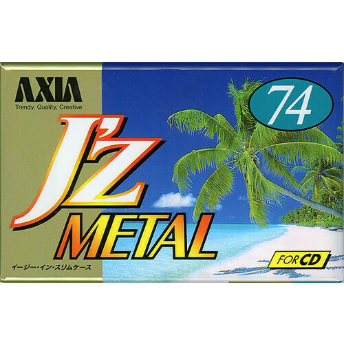 【ゆうパケット対応】AXIA カセットテープ メタルポジション J’z METAL JZMF 74 74分 [管理:1100051569]