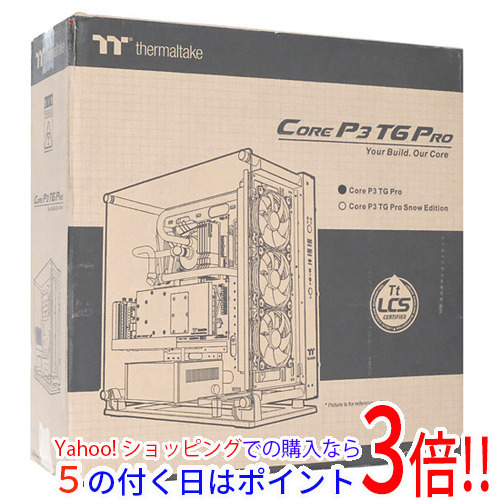 Thermaltake PCケース Core P3 TG Pro CA-1G4-00M1WN-09 ブラック [管理:1000024457]