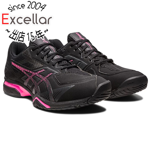 asics アシックス 25.5cm テニス シューズ PRESTIGELYTE 4 OC(オムニ・クレー) 1043A013 ブラック/ガンメタル [管理:1400001442]