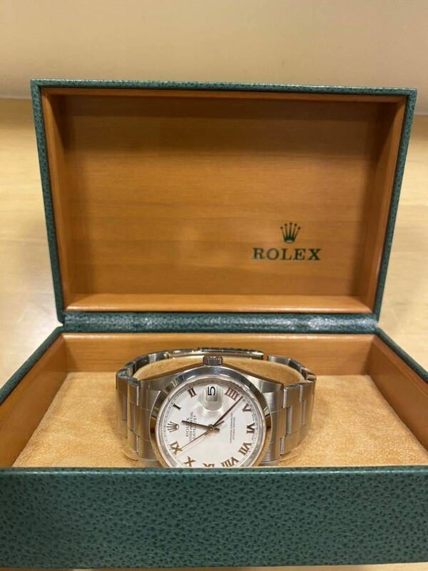 ROLEX デイトジャスト　16200WH 腕時計