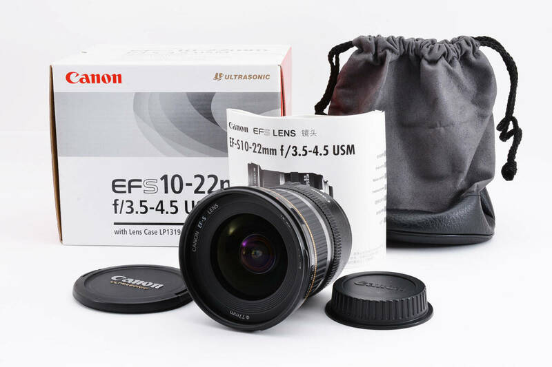 元箱 ポーチ付 ★極上品★ Canon キヤノン EF-S 10-22mm F3.5-4.5 USM (3232)