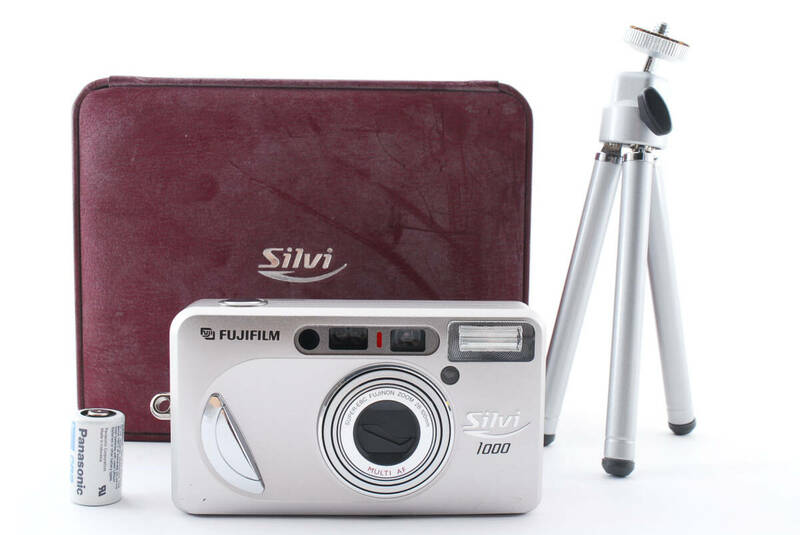 元箱 スタンド付 FUJIFILM フジフイルム Silvi 1000 35mm コンパクトフィルムカメラ 富士フイルム (2836)