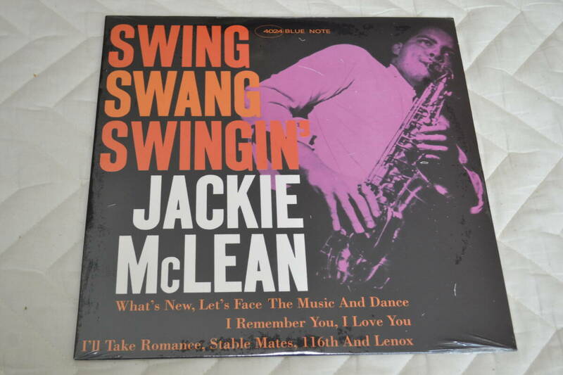 12(LP) JACKIE McLEAN Swing Swang Swingin' US再発　未開封盤　2009年発売